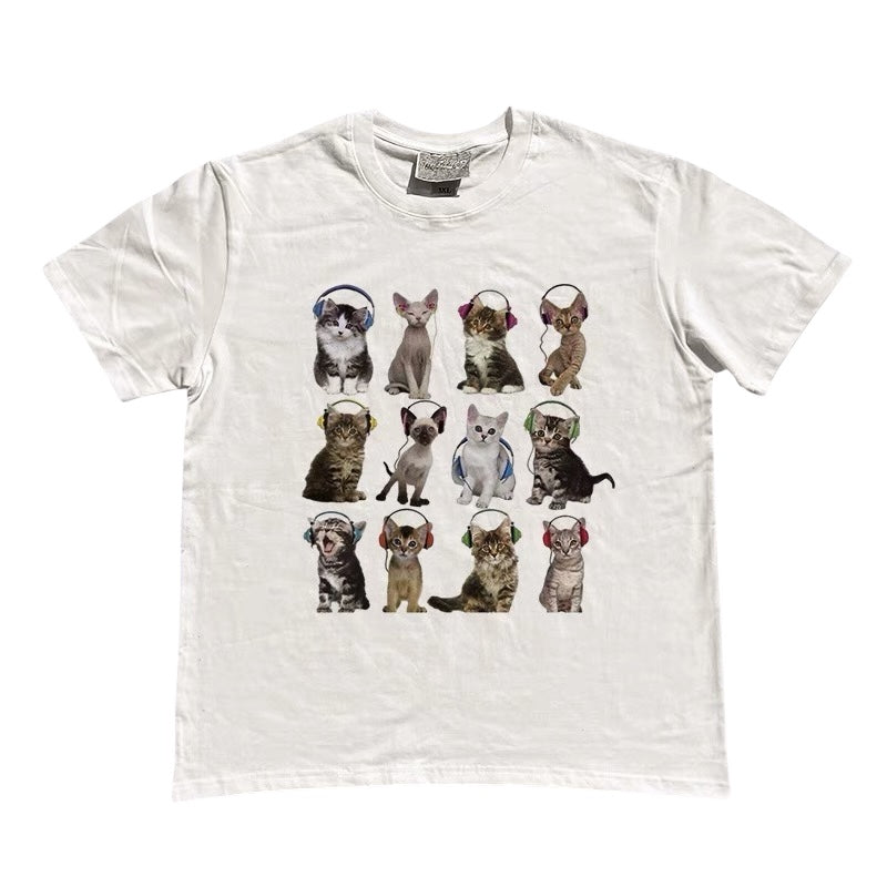 Headphone Cats Tee