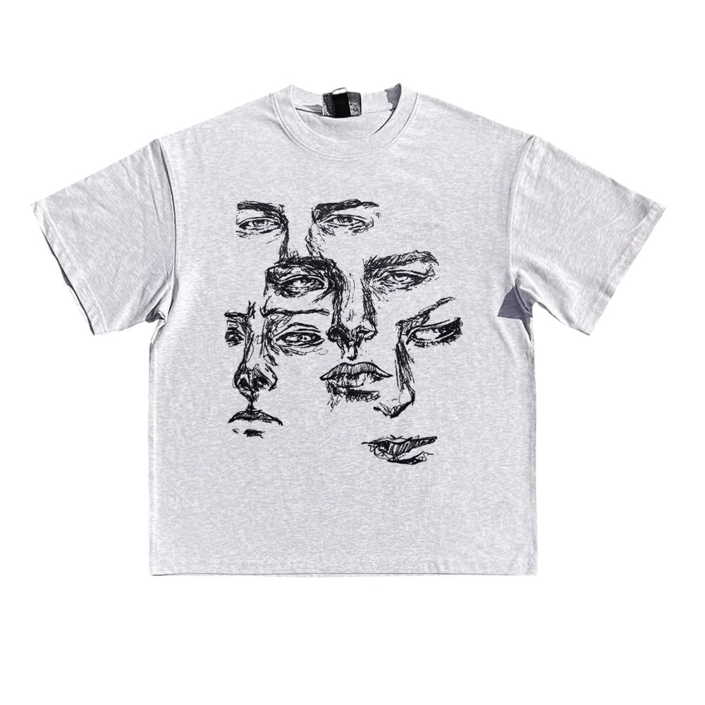 The faces Art Tee