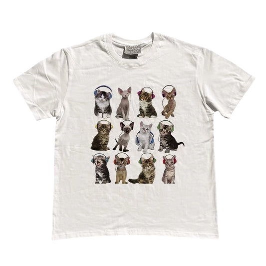 Headphone Cats Tee
