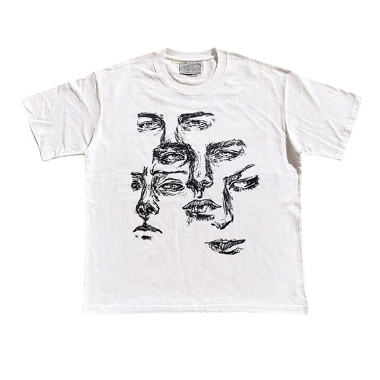 The faces Art Tee
